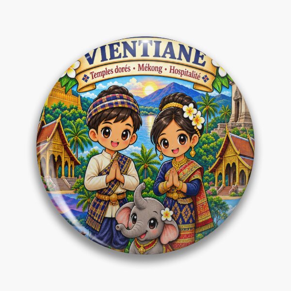 Item preview, Laos Vientiane – Golden Temples, Mekong River and Hospitality designed and sold by Cifi64.