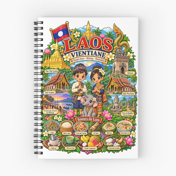 Item preview, Laos Vientiane – Golden Temples, Mekong River and Hospitality designed and sold by Cifi64.