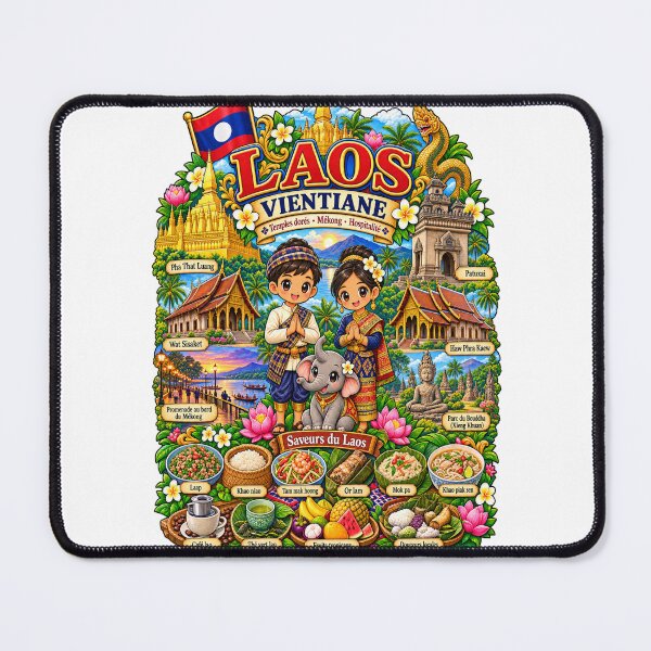 Item preview, Laos Vientiane – Golden Temples, Mekong River and Hospitality designed and sold by Cifi64.