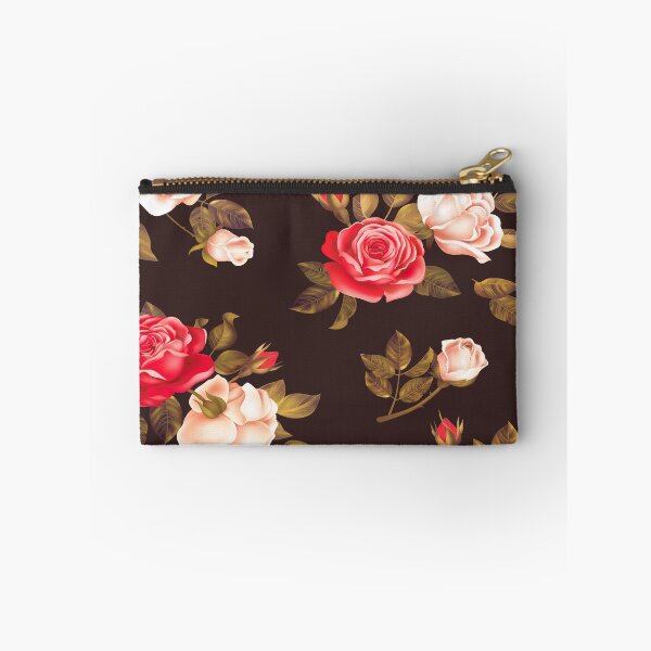 Item preview, Elegant Rose Floral Pattern on Rich Dark Background" designed and sold by Johnnies.