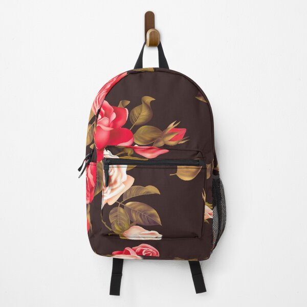 Item preview, Elegant Rose Floral Pattern on Rich Dark Background" designed and sold by Johnnies.