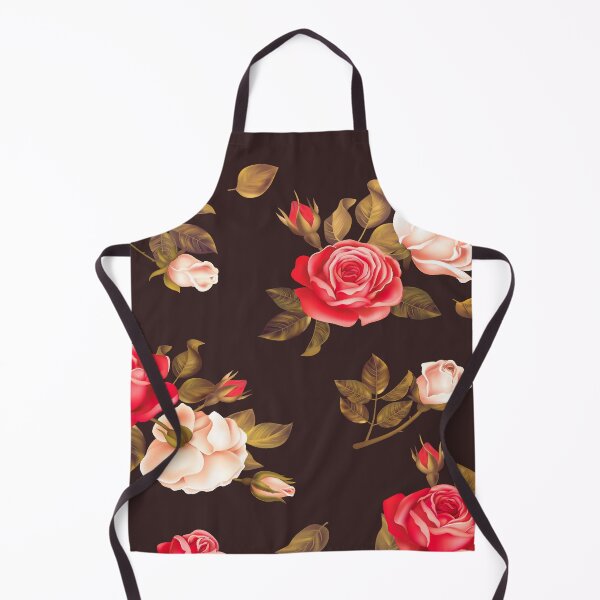Item preview, Elegant Rose Floral Pattern on Rich Dark Background" designed and sold by Johnnies.