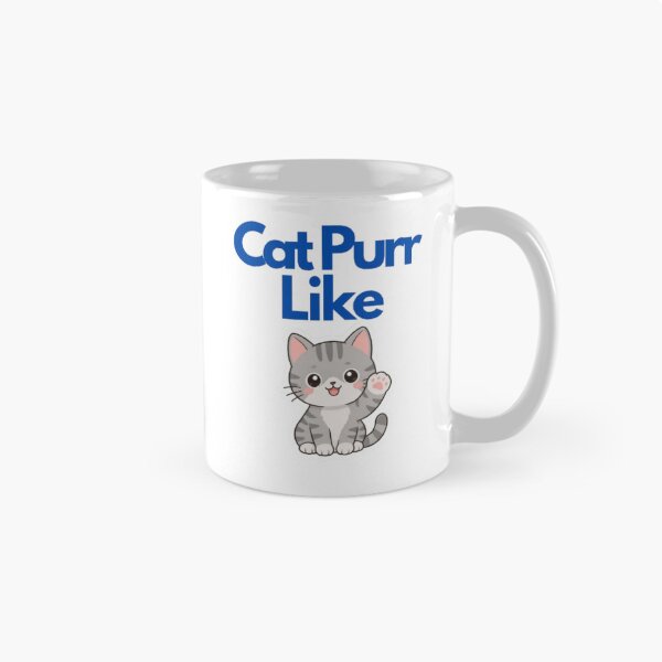 Item preview, Lindo gato ronroneando – Gatito atigrado gris kawaii designed and sold by PrintforDesign.