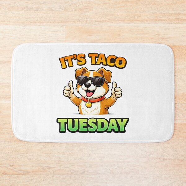 Item preview, Its Taco Tuesday Funny Dog Sunglasses Food Lover Design. designed and sold by The-T-In-Retro.
