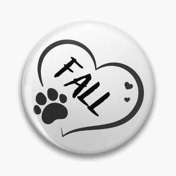 Item preview, Fall cat in a heart with a paw, great gift for dog or cat owners  designed and sold by OCS1337.