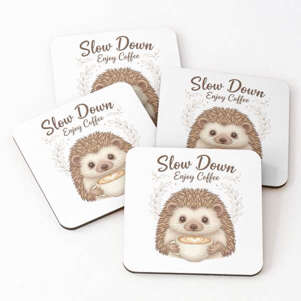 Item preview, Slow Down Enjoy Coffee designed and sold by ladylalitafanta.
