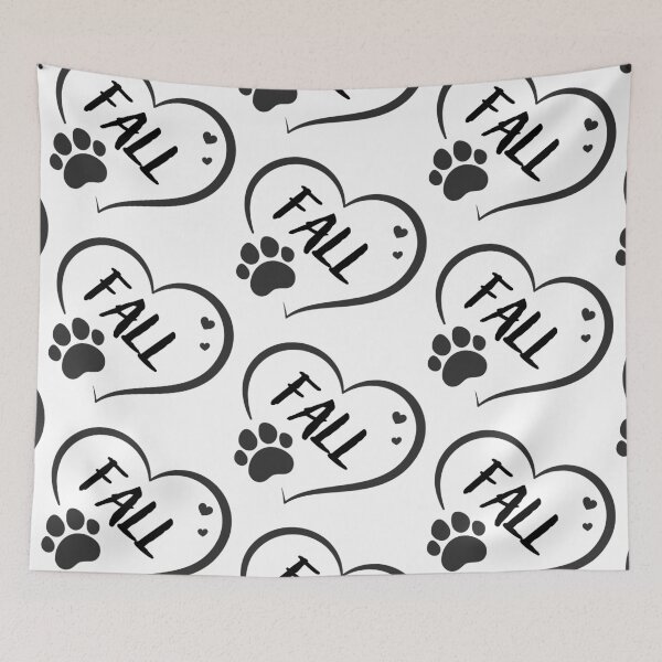 Item preview, Fall cat in a heart with a paw, great gift for dog or cat owners  designed and sold by OCS1337.