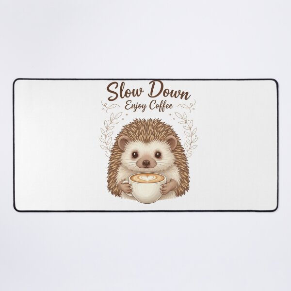 Item preview, Slow Down Enjoy Coffee designed and sold by ladylalitafanta.