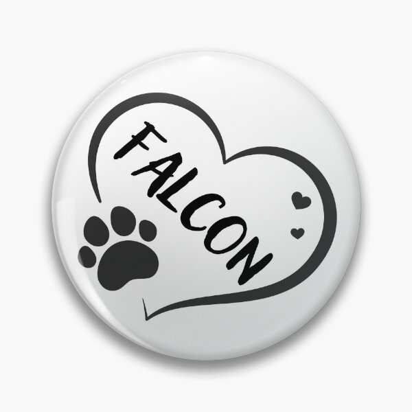 Item preview, Falcon cat in a heart with a paw, great gift for dog or cat owners  designed and sold by OCS1337.