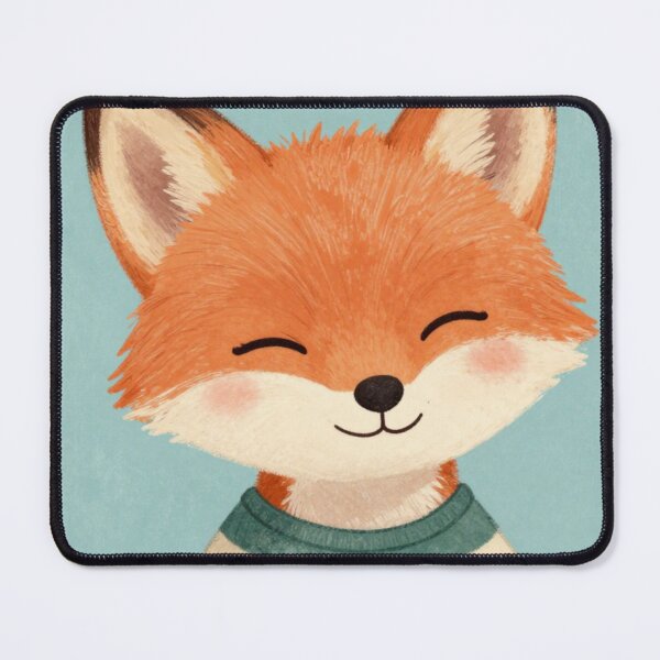 Item preview, Cute Hand Drawn Animal – Cozy Whimsical Illustration fox designed and sold by Rooted & Co.