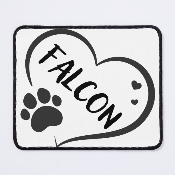 Item preview, Falcon cat in a heart with a paw, great gift for dog or cat owners designed and sold by OCS1337.