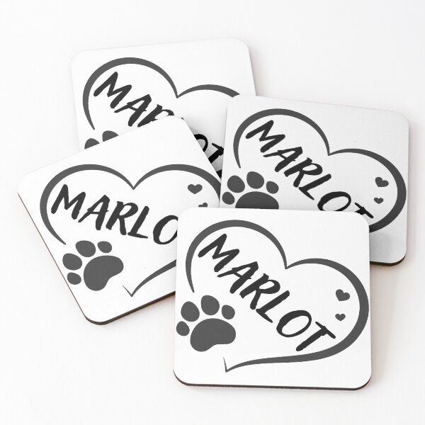Aperçu de l'œuvre Marlot cat in a heart with a paw, great gift for dog or cat owners créée et vendue par OCS1337.