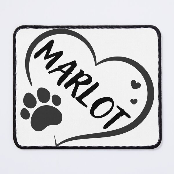 Item preview, Marlot cat in a heart with a paw, great gift for dog or cat owners  designed and sold by OCS1337.