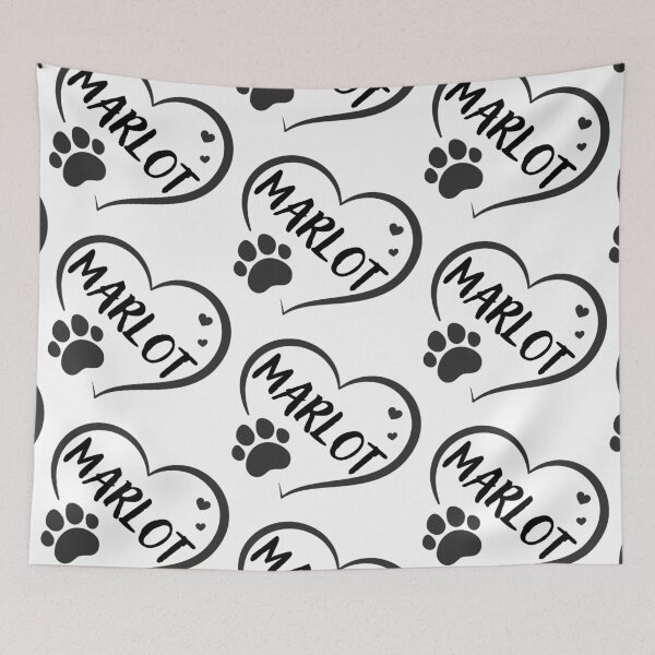 Item preview, Marlot cat in a heart with a paw, great gift for dog or cat owners  designed and sold by OCS1337.