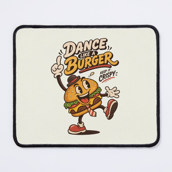 Item preview, Dancing Burger Mascot In Bowler Hat designed and sold by HoopeStylee.