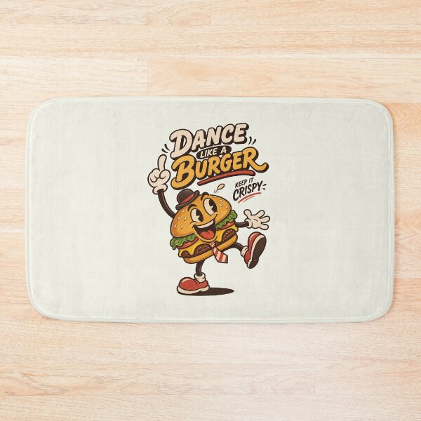 Item preview, Dancing Burger Mascot In Bowler Hat designed and sold by HoopeStylee.