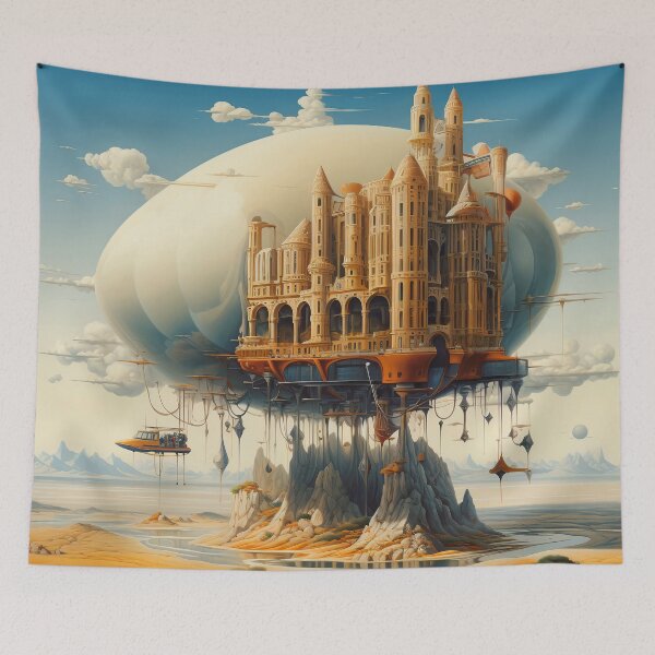 Item preview, Imaginary World Surreal Universe Suspended By The Clouds designed and sold by DEC02.