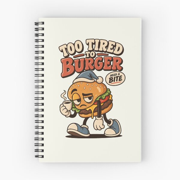 Item preview, Sleepy Burger Mascot Holding Coffee Cup designed and sold by HoopeStylee.