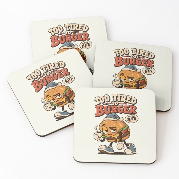 Item preview, Too Tired to Burger designed and sold by HoopeStylee.