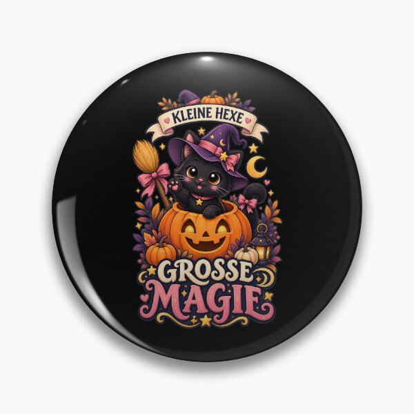 Item preview, Little witch, big magic – Cute Halloween cat for girls designed and sold by FreshPixelArt.