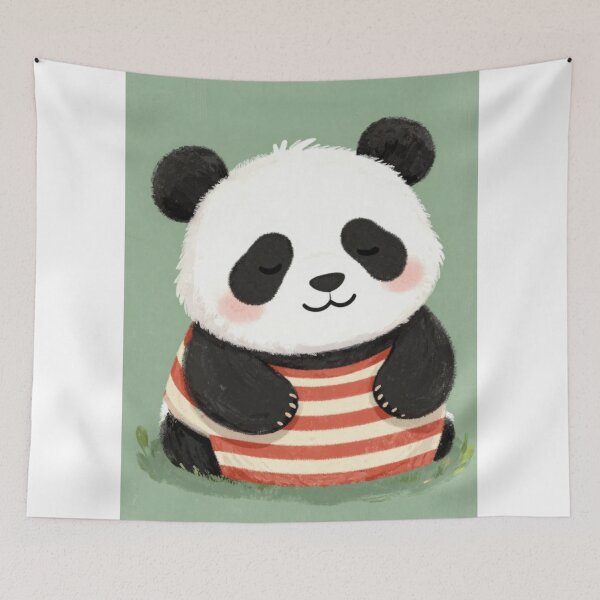 Item preview, Cute Hand Drawn Animal – Cozy Whimsical Illustration panda  designed and sold by Rooted & Co.
