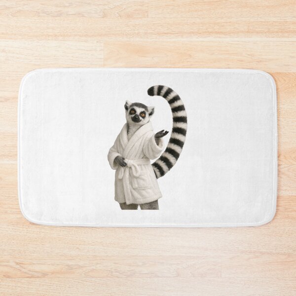 Item preview, Relaxing Bathrobe Ring Tailed Lemur designed and sold by Sillytoe.
