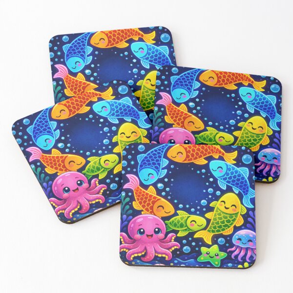 Item preview, Magical Night in the Ocean Depths designed and sold by hepopatterns.