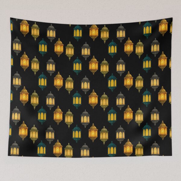 Item preview, Vintage Elegant Islamic Lanterns Sticker Bundle | Ramadan & Eid Decorative Magnet Set (V.1) designed and sold by D-Islamic.