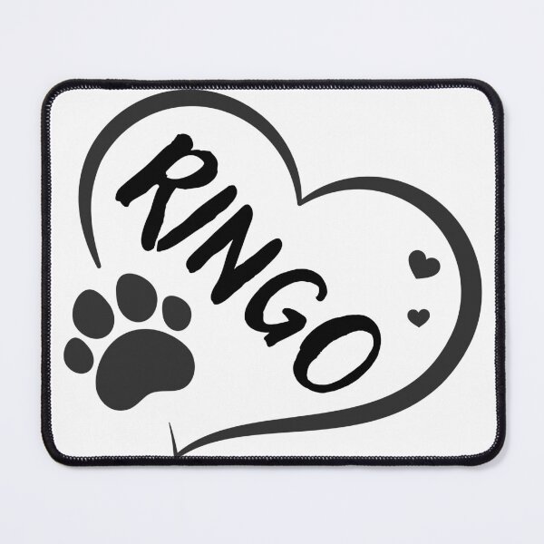 Item preview, Ringo cat in a heart with a paw, great gift for dog or cat owners  designed and sold by OCS1337.