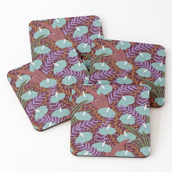 Item preview, Tropical Boho Hothouse Floral - 5c2633 designed and sold by knitetgantt.
