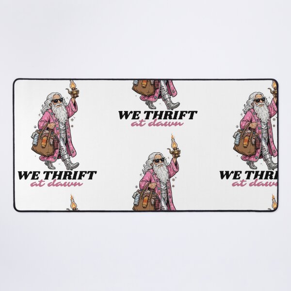 Item preview, We Thrift At Dawn - Funny Wizard Thrift Lover Meme designed and sold by Neurospicy Trolls.