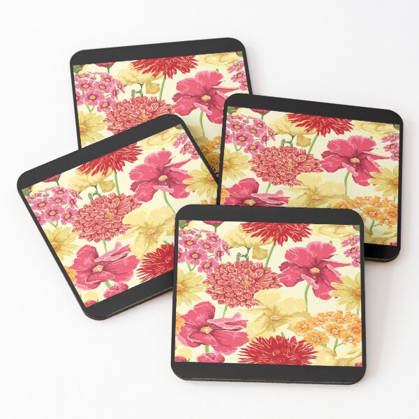 Item preview, Vibrant Summer Floral Pattern with Bold Blooms designed and sold by Johnnies.