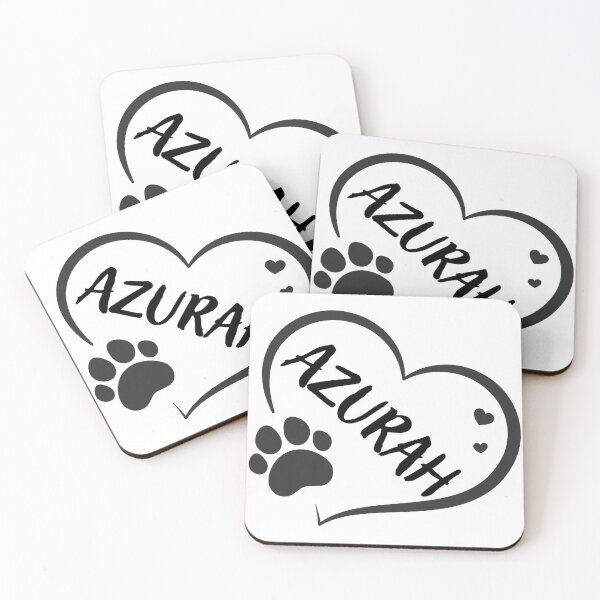 Aperçu de l'œuvre Azurah cat in a heart with a paw, great gift for dog or cat owners créée et vendue par OCS1337.