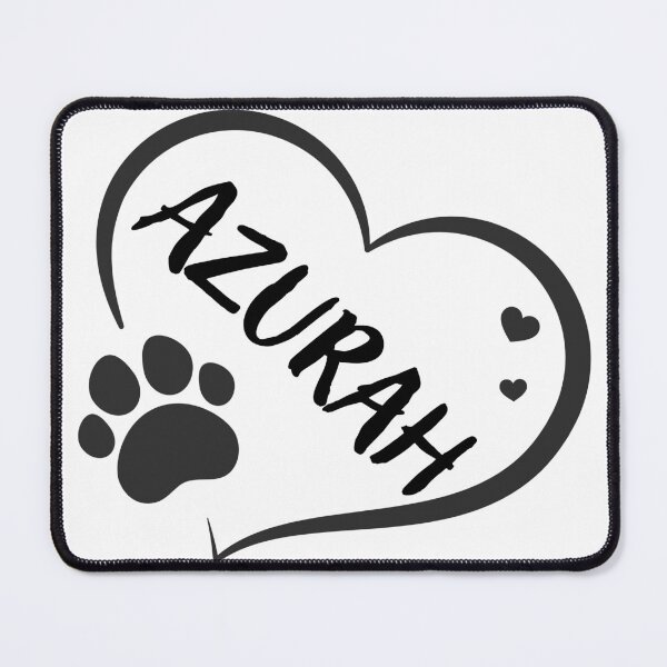 Item preview, Azurah cat in a heart with a paw, great gift for dog or cat owners  designed and sold by OCS1337.