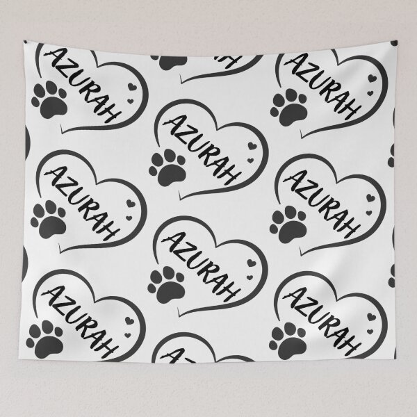 Item preview, Azurah cat in a heart with a paw, great gift for dog or cat owners  designed and sold by OCS1337.