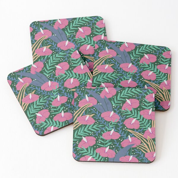 Item preview, Tropical Boho Hothouse Floral - 274f39 designed and sold by knitetgantt.