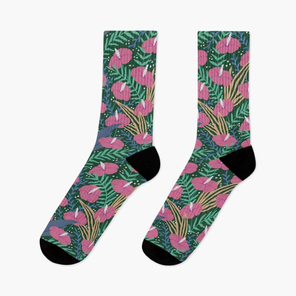 Item preview, Tropical Boho Hothouse Floral - 274f39 designed and sold by knitetgantt.