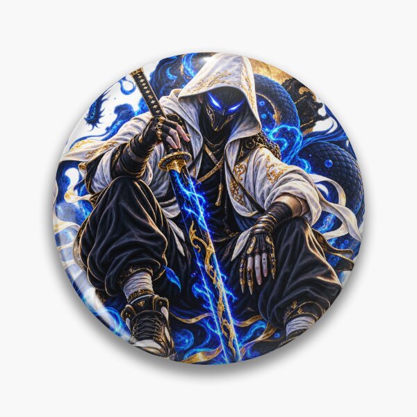 Item preview, Hooded Samurai Dragon Spirit designed and sold by VYBORA Studio.