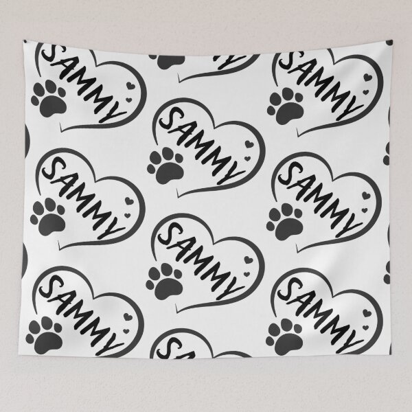 Item preview, Sammy cat in a heart with a paw, great gift for dog or cat owners  designed and sold by OCS1337.