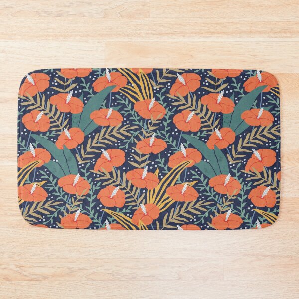 Item preview, Tropical Boho Hothouse Floral - 373e56 designed and sold by knitetgantt.