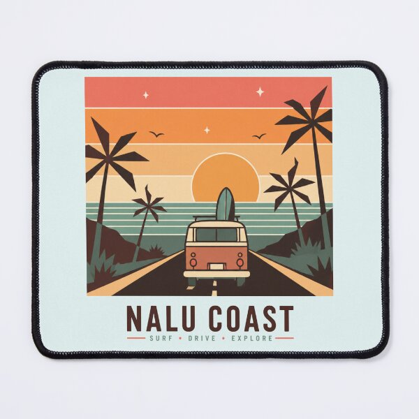 Item preview, Nalu Coast Surf Drive Explore | Geometric Surf Van Ocean Sunset Design  designed and sold by Nalu Coast.
