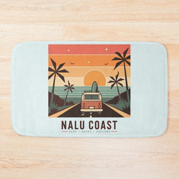 Item preview, Nalu Coast Surf Drive Explore | Geometric Surf Van Ocean Sunset Design  designed and sold by Nalu Coast.