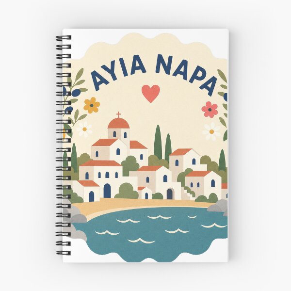 Item preview, Ayia Napa Cyprus Travel Souvenir Modern Folk Art designed and sold by VisualArtsOasis.