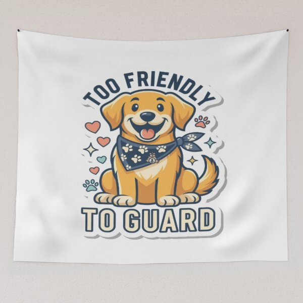 Item preview, Too Friendly To Guard designed and sold by ClaussShop.