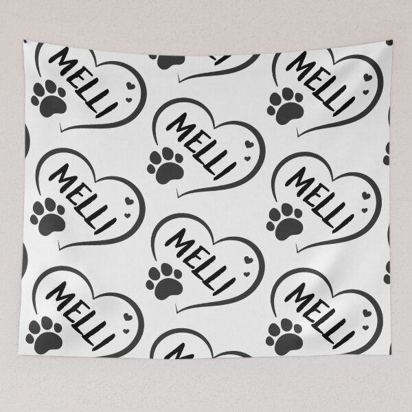 Item preview, Melli cat in a heart with a paw, great gift for dog or cat owners  designed and sold by OCS1337.
