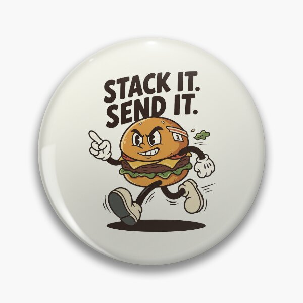 Item preview, Running Burger Mascot Racing Forward Fast designed and sold by HoopeStylee.