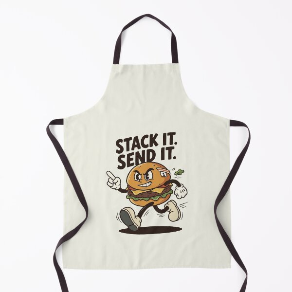 Item preview, Running Burger Mascot Racing Forward Fast designed and sold by HoopeStylee.