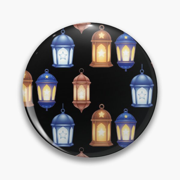 Item preview, Vintage Elegant Islamic Lanterns Sticker Bundle | Ramadan & Eid Decorative Magnet Set (V.6) designed and sold by D-Islamic.