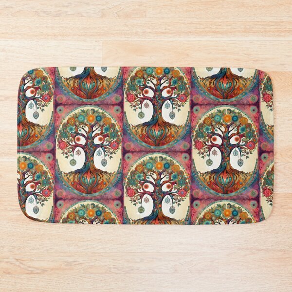 Item preview, Tree of Life Visionary AI Art Mandala designed and sold by pinkal.
