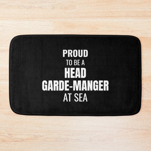 Item preview, Proud to be a Head Garde-Manger at Sea (White) designed and sold by ShipCrewNation.